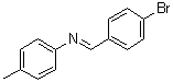 N-[(4-Bromophenyl)methylene]-4-methylbenzenamine molecular structure (CAS 39128-27-3)
