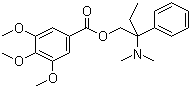 structure of CAS# 39133-31-8, Trimebutine;3,4,5-Trimethoxybenzoic acid 2-(dimethylamino)-2-phenylbutyl ester