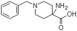 4-Amino-1-benzyl-4-piperidinecarboxylic acid molecular structure (CAS 39143-25-4)