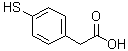 structure of CAS# 39161-84-7, 4-Mercaptobenzeneacetic acid;(4-Carboxymethyl)thiophenol; (4-Sulfanylphenyl)acetic acid; 2-(4-Mercaptophenyl)acetic acid; 4-Mercaptophenylacetic acid; p-Mercaptophenylacetic acid
