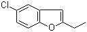 5-氯-2-乙基苯并呋喃分子结构 (CAS 39178-59-1)