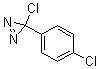 结构式 CAS# 39184-66-2, 3-氯-3-(4-氯苯基)-3H-双吖丙啶