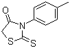 3-(4-Methylphenyl)-2-thioxo-1,3-thiazolidin-4-one molecular structure (CAS 3919-81-1)