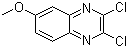 structure of CAS# 39267-04-4, 2,3-Dichloro-6-methoxyquinoxaline