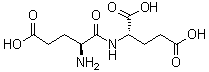L-alpha-谷氨酰-L-谷氨酸分子结构 (CAS 3929-61-1)