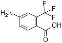 structure of CAS# 393-06-6, 4-Amino-2-trifluoromethylbenzoic acid