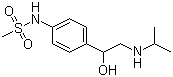 索他洛尔分子结构 (CAS 3930-20-9)