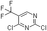 结构式 CAS# 3932-97-6, 2,4-二氯-5-三氟甲基嘧啶