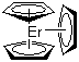 Erbium tricyclopentadienide molecular structure (CAS 39330-74-0)