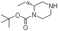 (R)-1-Boc-2-ethylpiperazine molecular structure (CAS 393781-70-9)