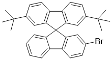 2'-Bromo-2,7-DI-tert-butyl-9,9'-spirobi[fluorene] molecular structure (CAS 393841-81-1)