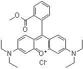 Basic violet 11:1 molecular structure (CAS 39393-39-0)