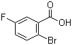 结构式 CAS# 394-28-5, 2-溴-5-氟苯甲酸