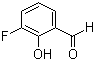 3-氟水杨醛分子结构 (CAS 394-50-3)