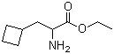 结构式 CAS# 394735-17-2, 2-氨基-3-环丁基丙酸乙酯