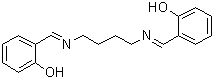 structure of CAS# 3955-57-5, N,N'-Bis(salicylidene)-1,4-butanediamine;N,N'-Bis(2-hydroxybenzylidene)-1,4-diaminobutane; N,N'-Bis(salicylidene)-1,4-diaminobutane