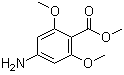 4-氨基-2,6-二甲氧基苯甲酸甲酯分子结构 (CAS 3956-34-1)