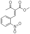 Methyl 2-(2'-nitrobenzylidene)acetoacetate molecular structure (CAS 39562-27-1)