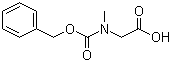 N-Benzyloxycarbonyl-N-methylglycine molecular structure (CAS 39608-31-6)