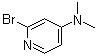 2-Bromo-4-dimethylaminopyridine molecular structure (CAS 396092-82-3)