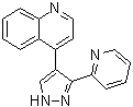 4-[3-(2-Pyridinyl)-1H-pyrazol-4-yl]quinoline molecular structure (CAS 396129-53-6)