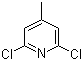 2,6-Dichloro-4-methylpyridine molecular structure (CAS 39621-00-6)