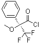 (R)-alpha-Methoxy-alpha-(trifluoromethyl)phenylacetyl chloride molecular structure (CAS 39637-99-5)