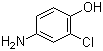 structure of CAS# 3964-52-1, 3-Chloro-4-hydroxyaniline;4-Amino-2-chlorophenol