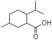 2-异丙基-5-甲基环己烷甲酸分子结构 (CAS 39668-86-5)