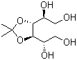 3,4-O-异亚丙基-D-甘露醇分子结构 (CAS 3969-84-4)
