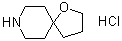 结构式 CAS# 3970-79-4, 1-氧杂-8-氮杂螺[4.5]癸烷盐酸盐