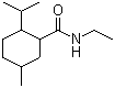 结构式 CAS# 39711-79-0, N-乙基-5-甲基-2-(1-甲基乙基)环己甲酰胺; 薄荷酰胺