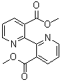 structure of CAS# 39775-31-0, Dimethyl 2,2'-bipyridine-3,3'-dicarboxylate;3,3'-Dicarbomethoxy-2,2'-bipyridine; 3,3'-Dicarbomethoxy-2,2'-bipyridyl; 3,3'-Dimethoxycarbonyl-2,2'-bipyridine