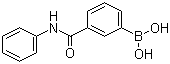 (3-Phenylaminocarbonylphenyl)boronic acid molecular structure (CAS 397843-71-9)