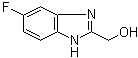 结构式 CAS# 39811-07-9, 5-氟-2-羟基甲基苯并咪唑
