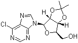 6-Chloro-9-beta-D-(2,3-isopropylidene)ribofuranosylpurine molecular structure (CAS 39824-26-5)