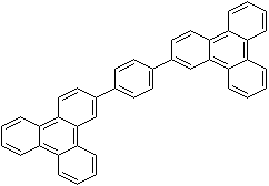 2,2'-(对亚苯基)二(三亚苯)分子结构 (CAS 39840-81-8)