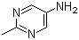 structure of CAS# 39889-94-6, 2-Methyl-5-pyrimidinamine;5-Amino-2-methylpyrimidine; NSC 165371