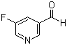5-氟吡啶-3-甲醛分子结构 (CAS 39891-04-8)
