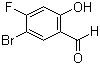 structure of CAS# 399-00-8, 5-Bromo-4-fluoro-2-hydroxybenzaldehyde;4-Fluoro-5-bromo-2-hydroxybenzaldehyde