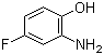2-氨基-4-氟苯酚分子结构 (CAS 399-97-3)
