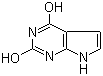 结构式 CAS# 39929-79-8, 2,4-二羟基吡咯[2,3-d]嘧啶