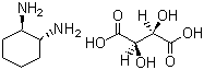 结构式 CAS# 39961-95-0, (1R,2R)-(+)-1,2-环己二胺 L-酒石酸盐