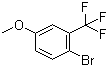 3-三氟甲基-4-溴苯甲醚分子结构 (CAS 400-72-6)