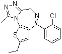 Etizolam molecular structure (CAS 40054-69-1)