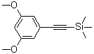 3,5-Dimethoxy-1-(trimethylsilylethynyl)benzene molecular structure (CAS 400608-30-2)