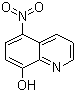结构式 CAS# 4008-48-4, 5-硝基-8-羟基喹啉; 8-羟基-5-硝基喹啉