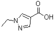 结构式 CAS# 400858-54-0, 1-乙基-1H-吡唑-4-羧酸