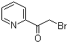 structure of CAS# 40086-66-6, 2-(Bromoacetyl)pyridine;2-Bromo-1-(pyridin-2-yl)ethan-1-one