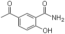 structure of CAS# 40187-51-7, 5-Acetylsalicylamide;5-Acetyl-2-hydroxy-benzamide